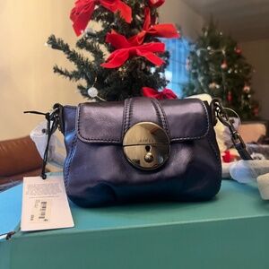 AimeeKestenberg Leather Purse, Blue, New
